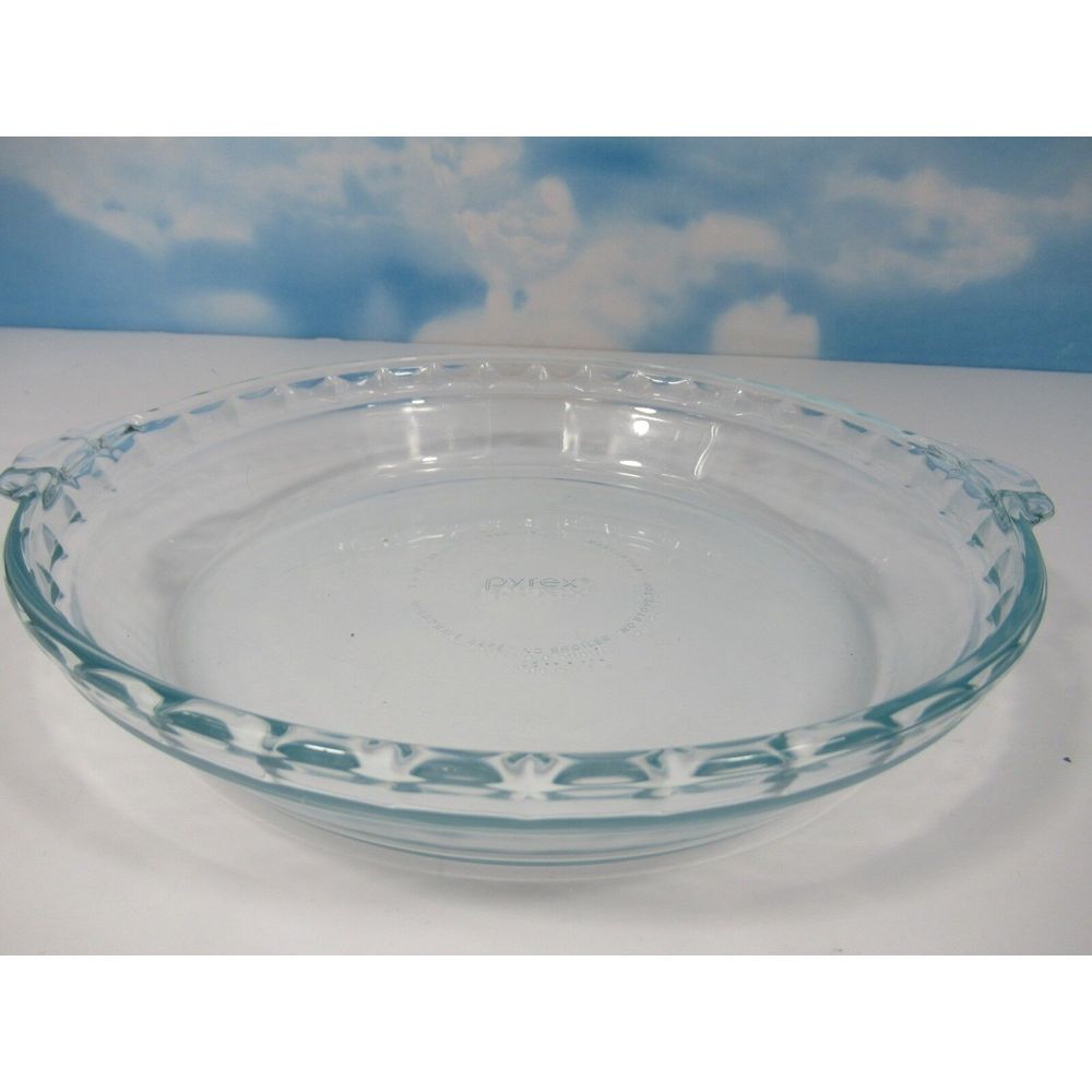 Pyrex 75th Anniversary Clear Fluted Pie Plate Dish 229